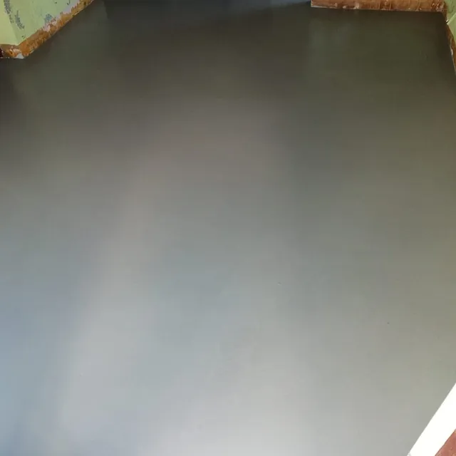 New liquid vinyl flooring - finished