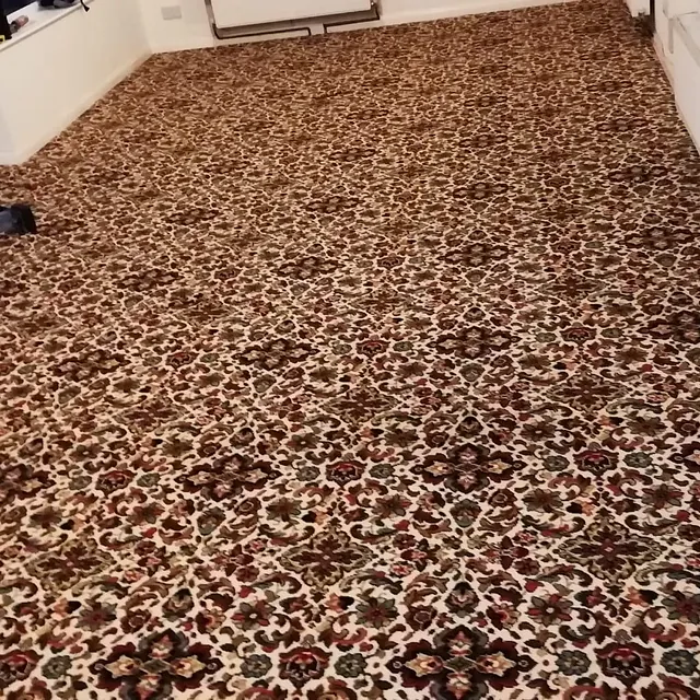 New patterned carpet laid